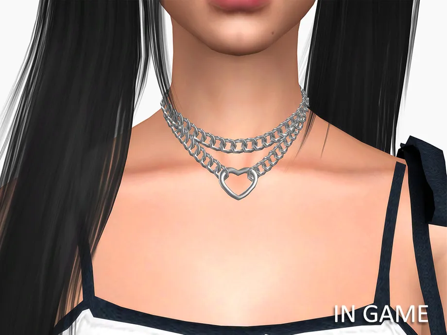Chained Heart Necklace