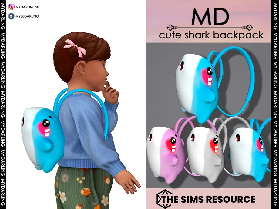 cute shark backpack Toddler