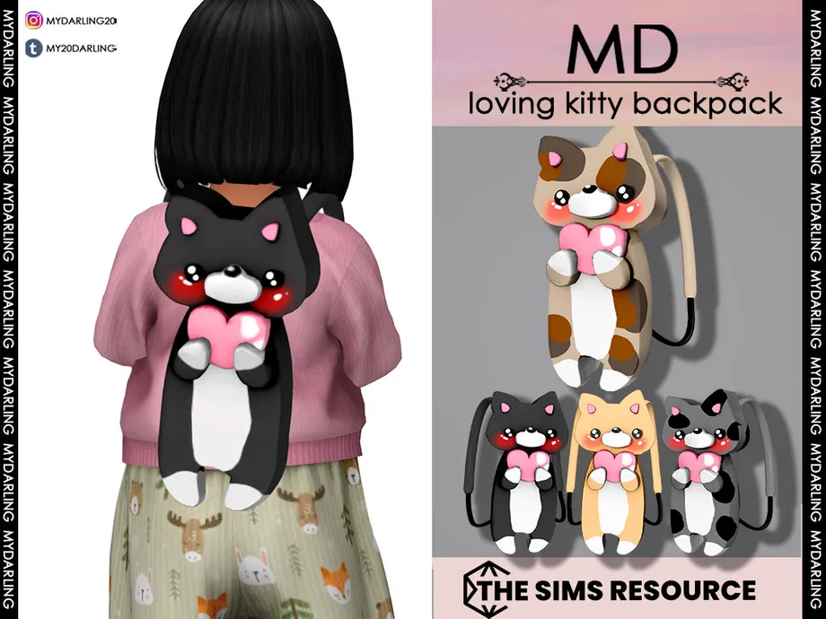 loving kitty backpack Toddler