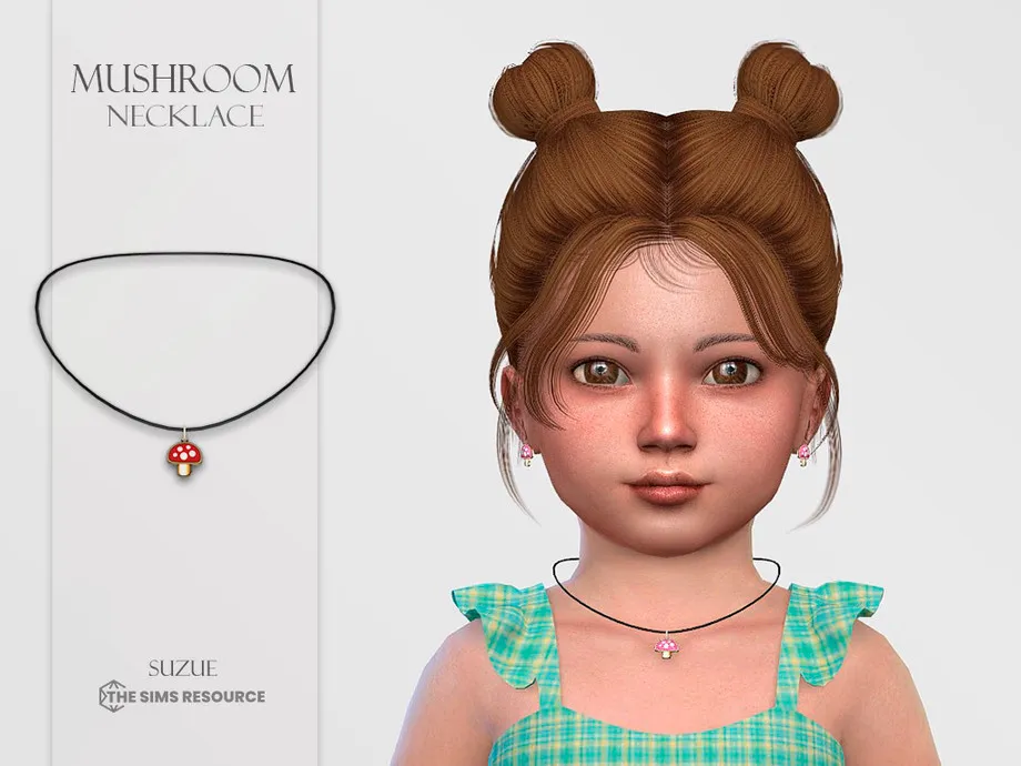 Mushroom Necklace Toddler