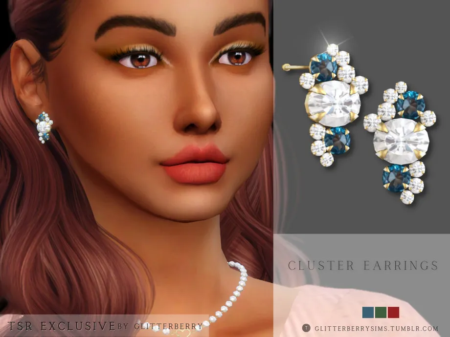 Cluster Earrings