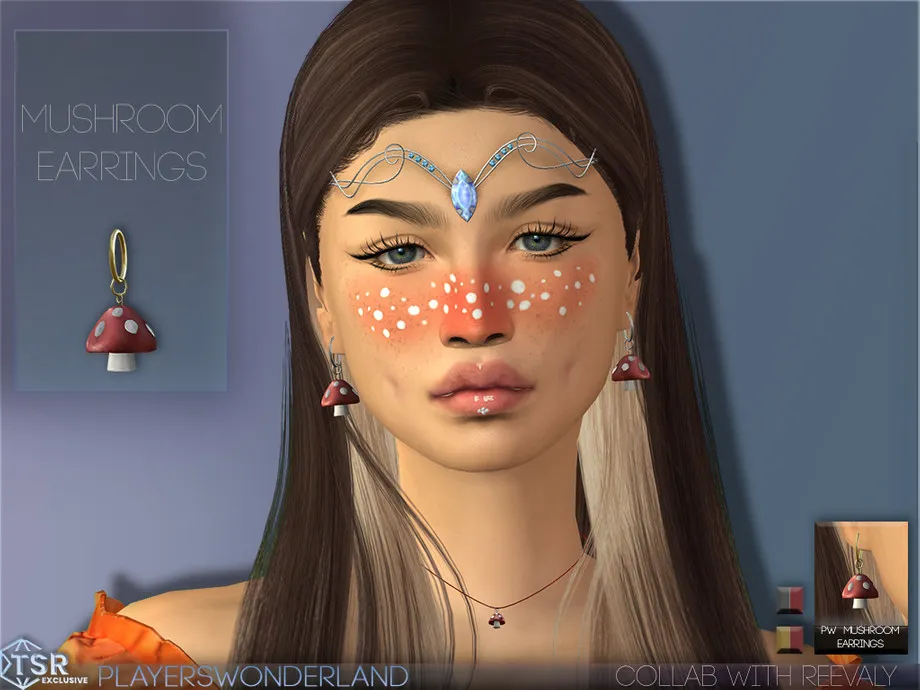 Mushroom Fairy - Mushroom Earrings