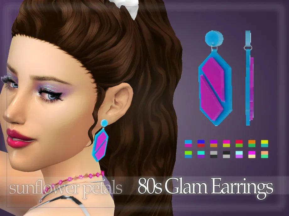 80s Glam Earrings