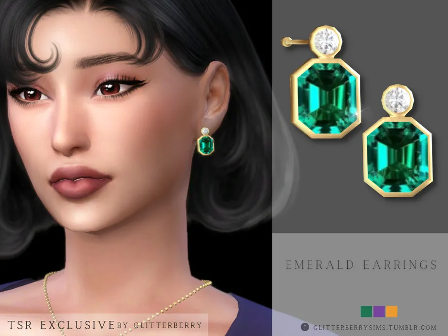 Emerald Earrings