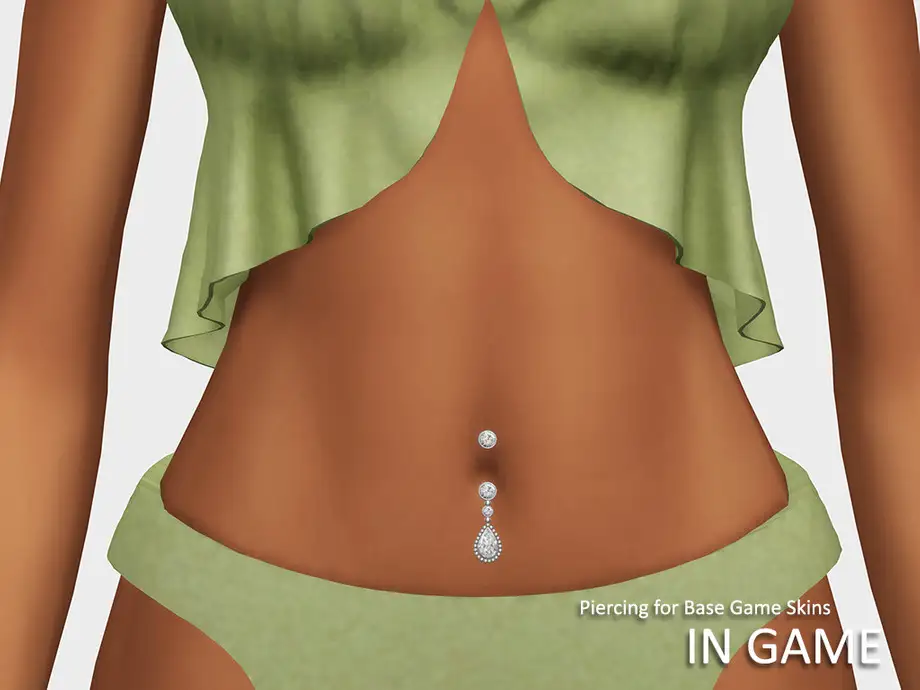 Goddess Belly Piercing A (for Base Game Skins)