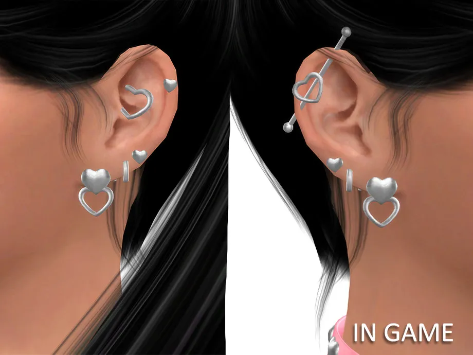 Cuteness Heart Earrings