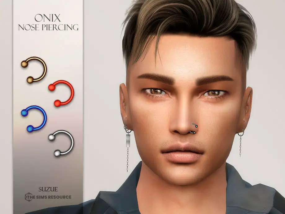 Onix Nose Piercing (Left)