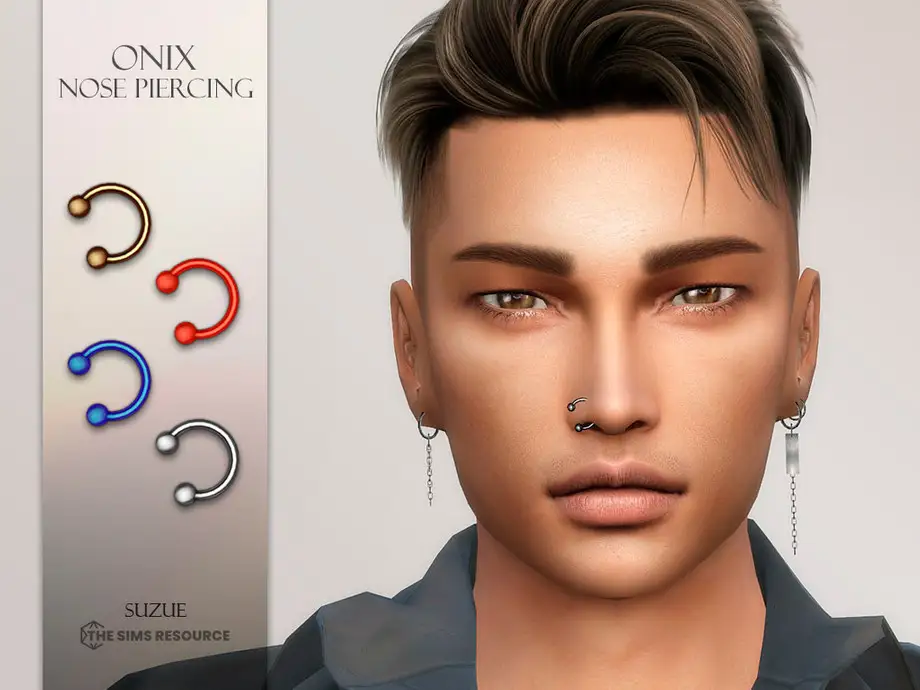 Onix Nose Piercing (Right)