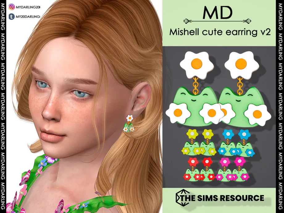 mishell cute earring v2 Child