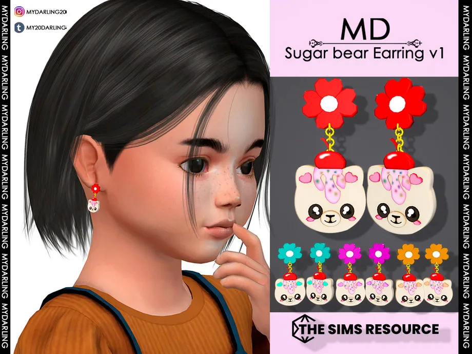 Sugar Bear Earring toddler