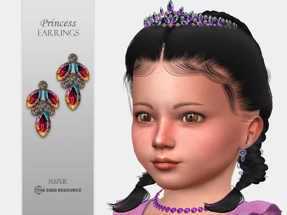Princess Earrings Toddler