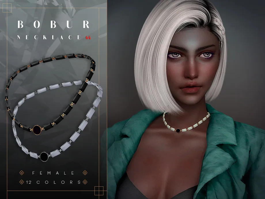 Simple Necklace with stones