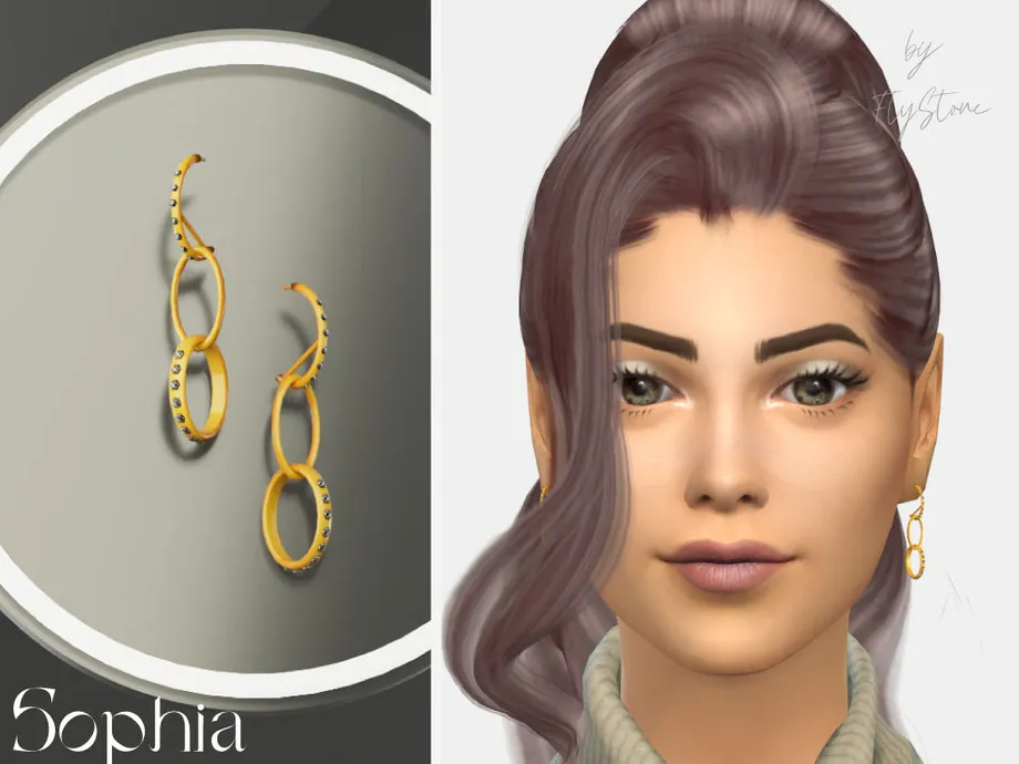 Sophia - female earrings