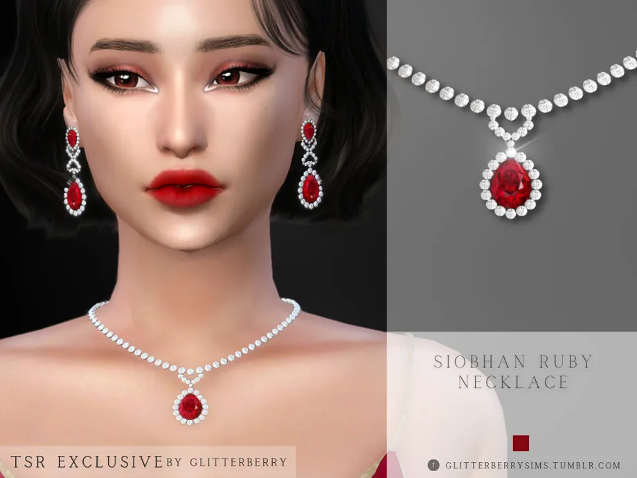 Siobhan Ruby Necklace