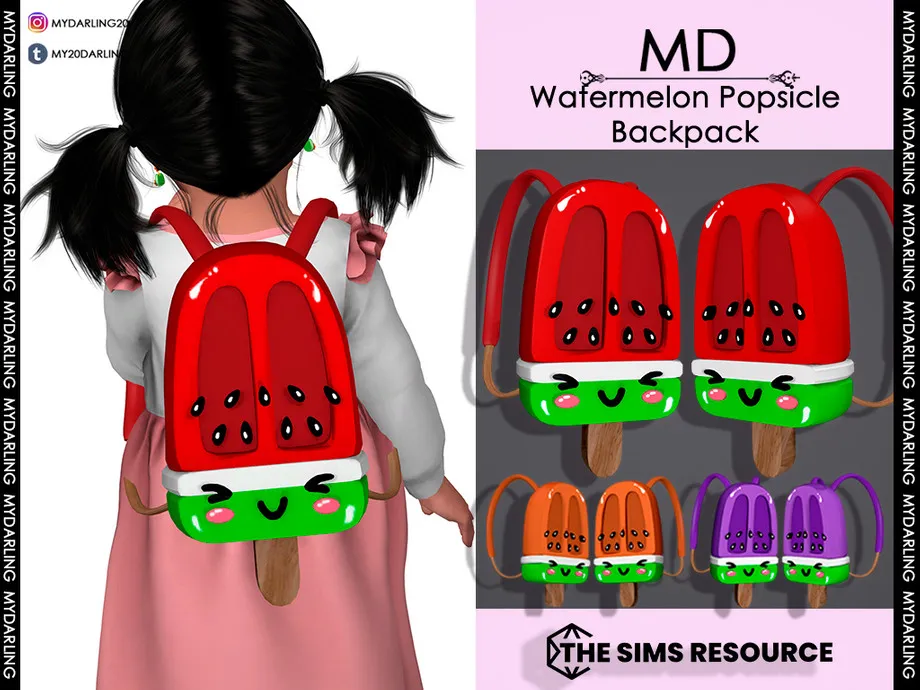 watermelon popsicle backpack Toddler
