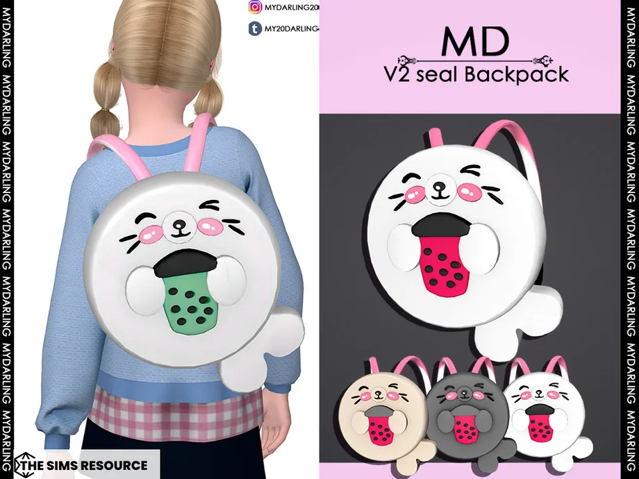 V2 seal backpack Child
