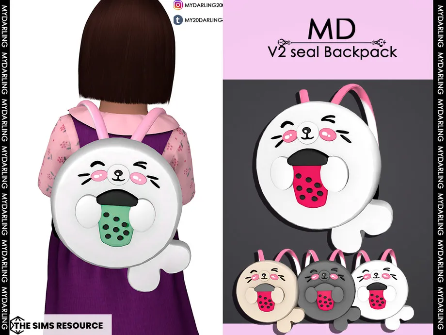 V2 seal backpack Toddler