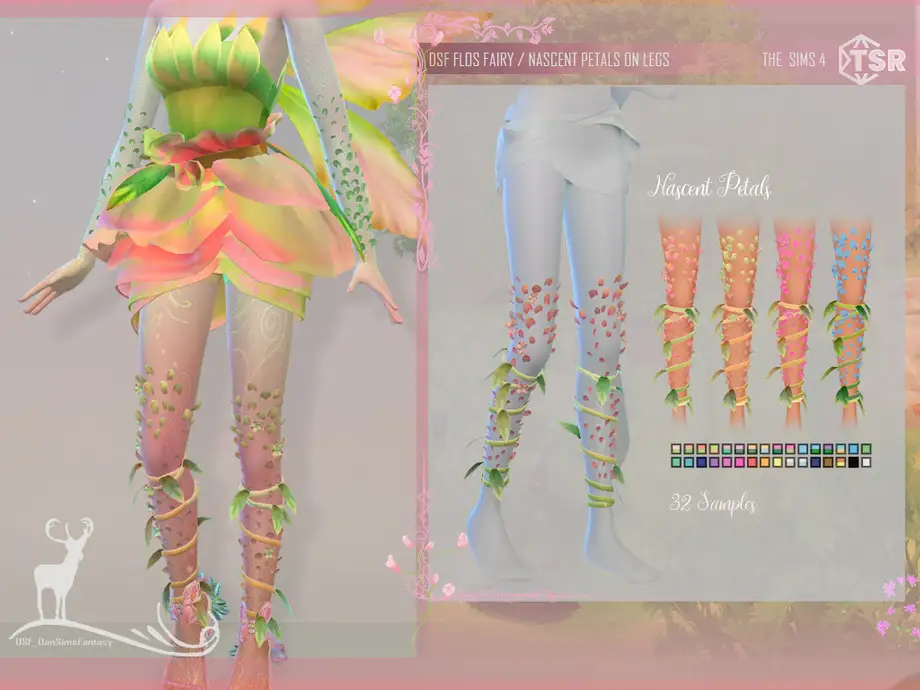 FLOS FAIRY/ NASCENT PETALS ON LEGS