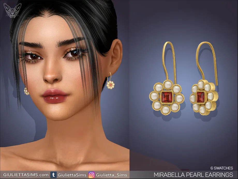 Mirabella Pearl Earrings