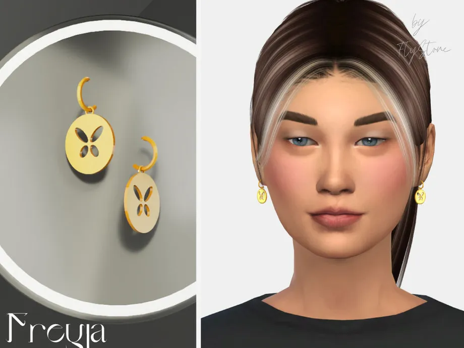 Freyja - female earrings