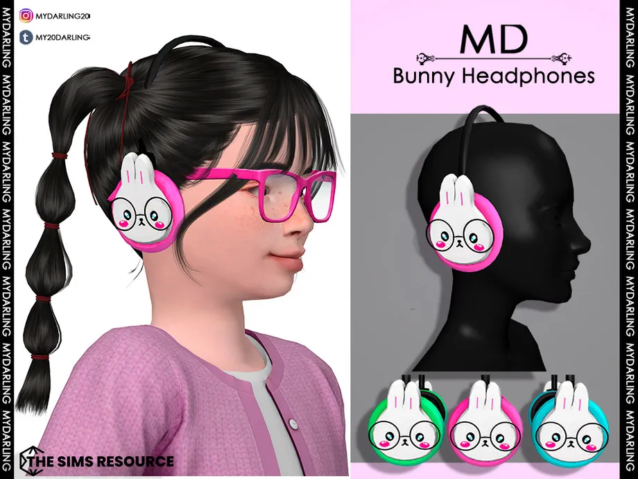 bunny headphones Child