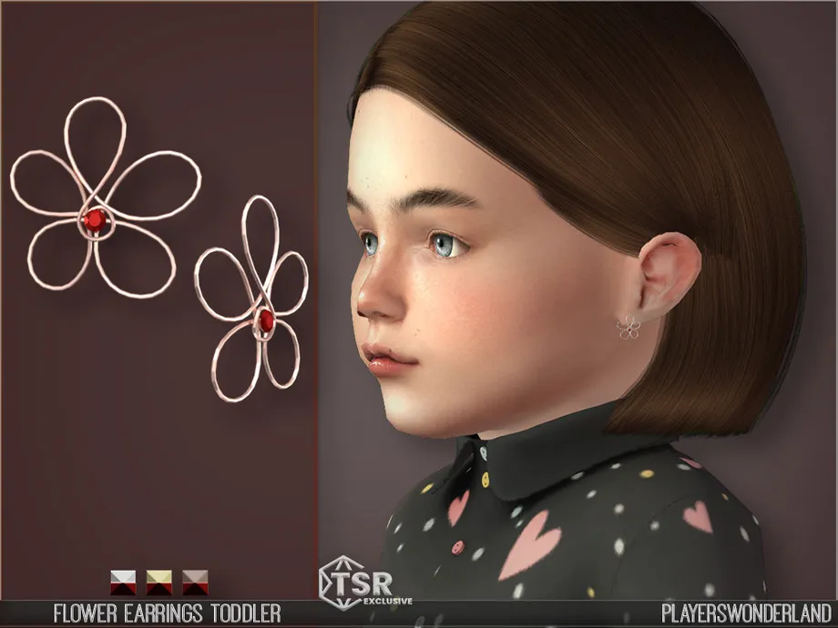 Flower Earrings Toddler