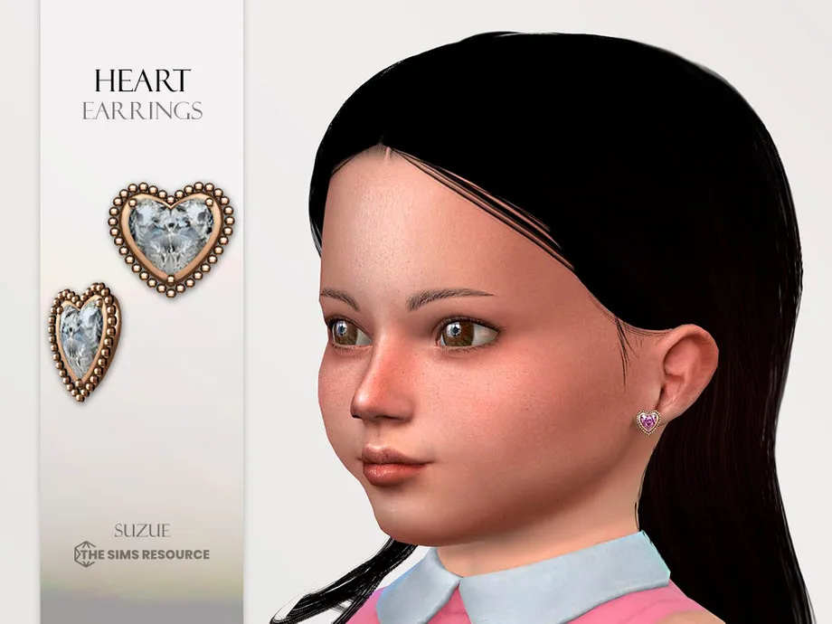 Heart Earrings Toddler