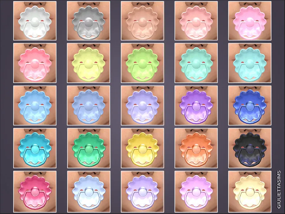 Lulu Pacifier For Infants (left brow ring category)