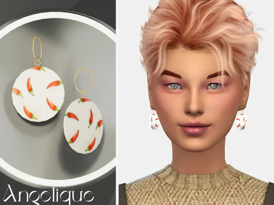 Angelique - female earrings