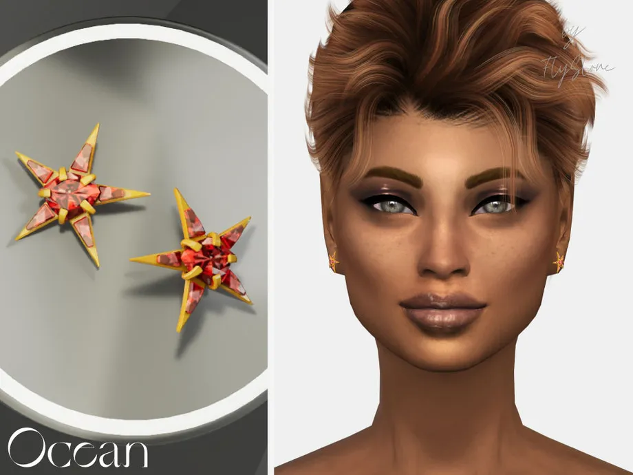 Ocean - female earrings