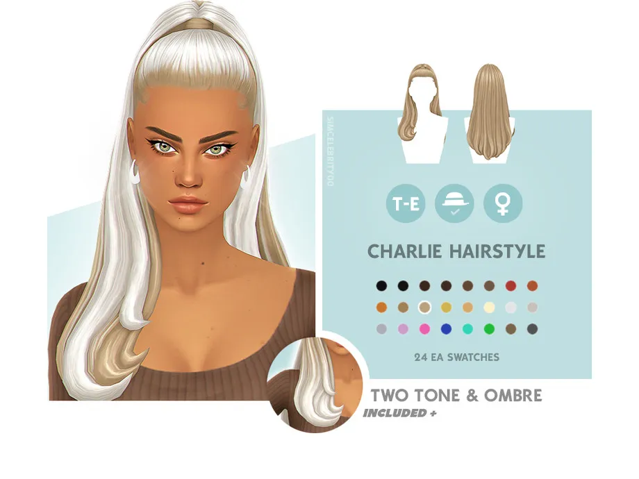 Charlie Hairstyle - Two Tone Accessory