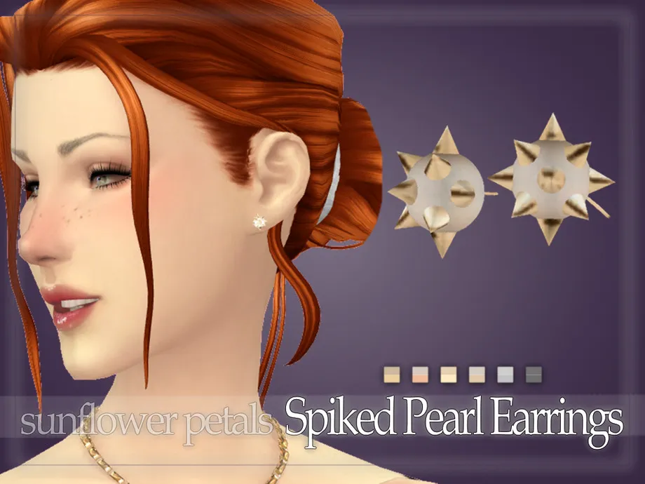 Spiked Pearl Earrings