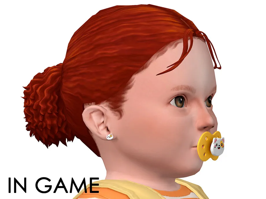 HAPPY KITTY EARRING FOR INFANT