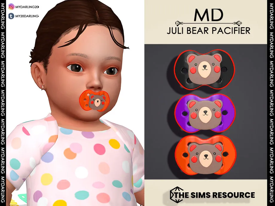 JULI BEAR PACIFIER - INFANT