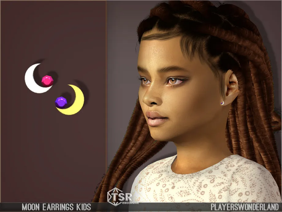 Moon Earrings Kids