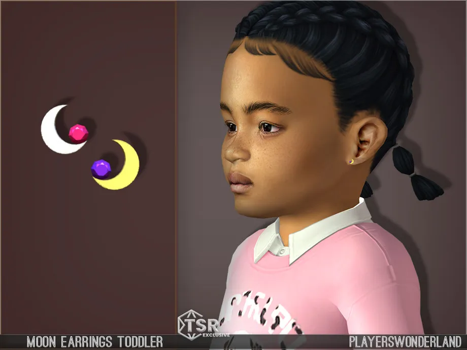 Moon Earrings Toddler