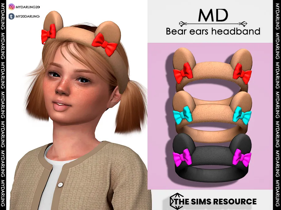 Bear ears headband Child