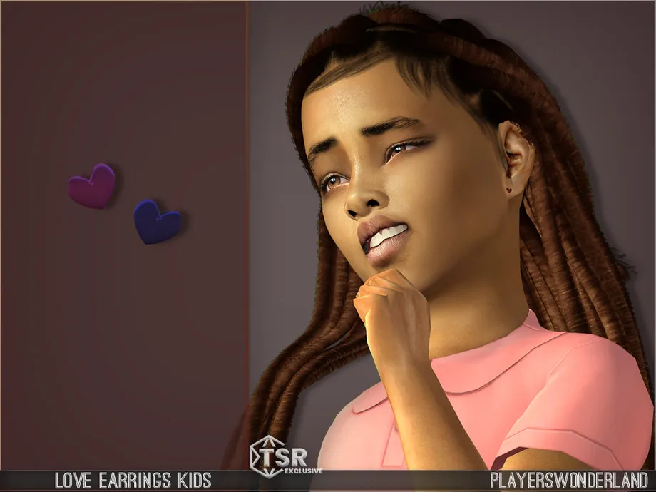 Love Earrings for Kids