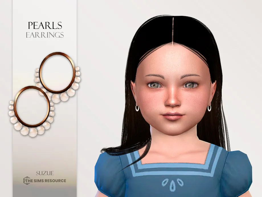 Pearls Earrings Toddler