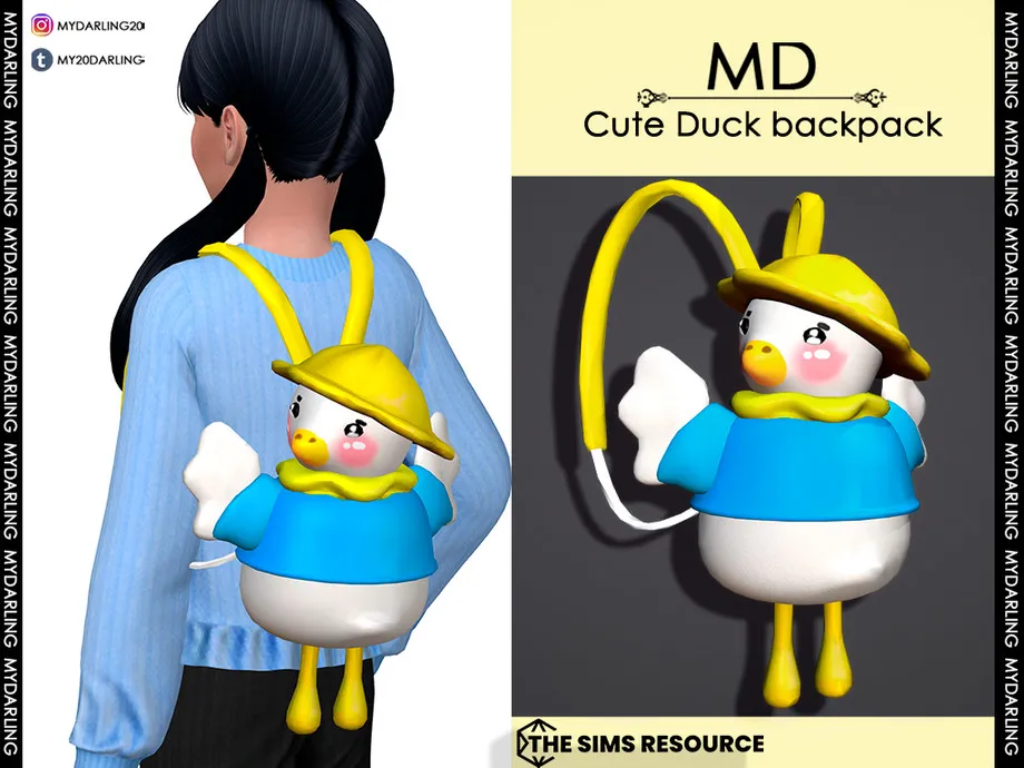 Cute Duck backpack Child