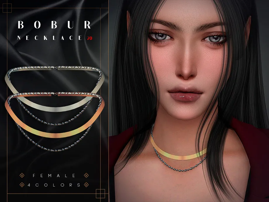 Double Necklace with Beads