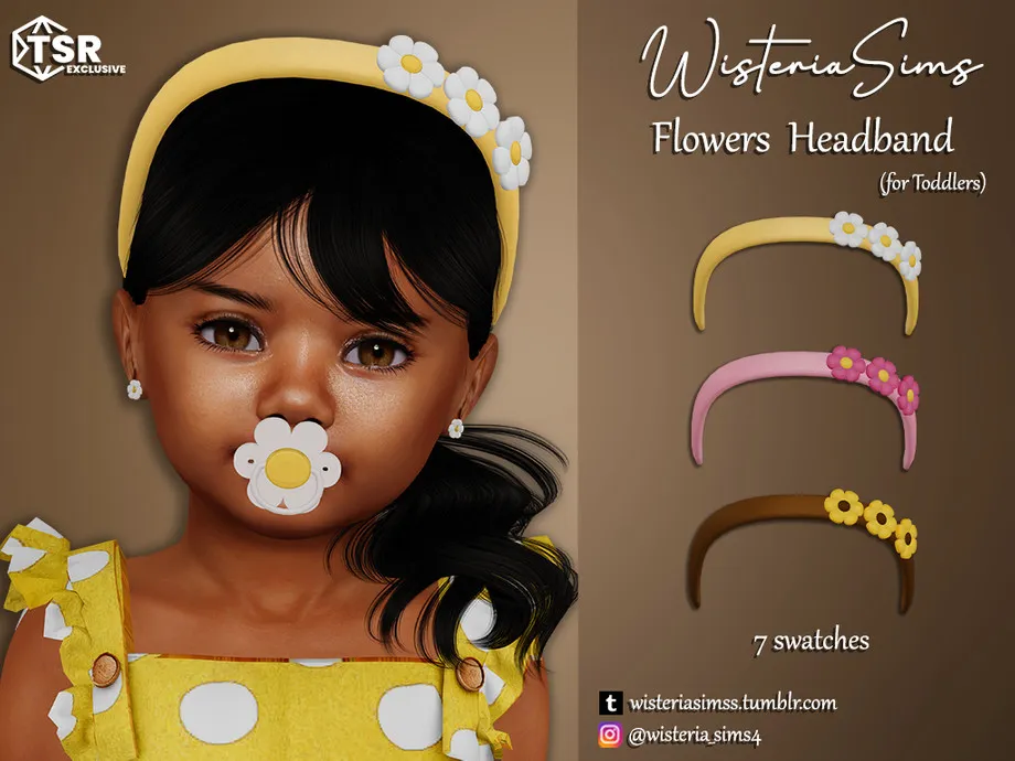 Flowers Headband for Toddlers