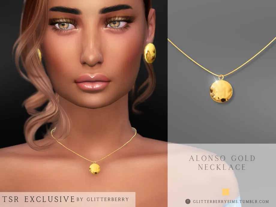 Alonso Gold Necklace