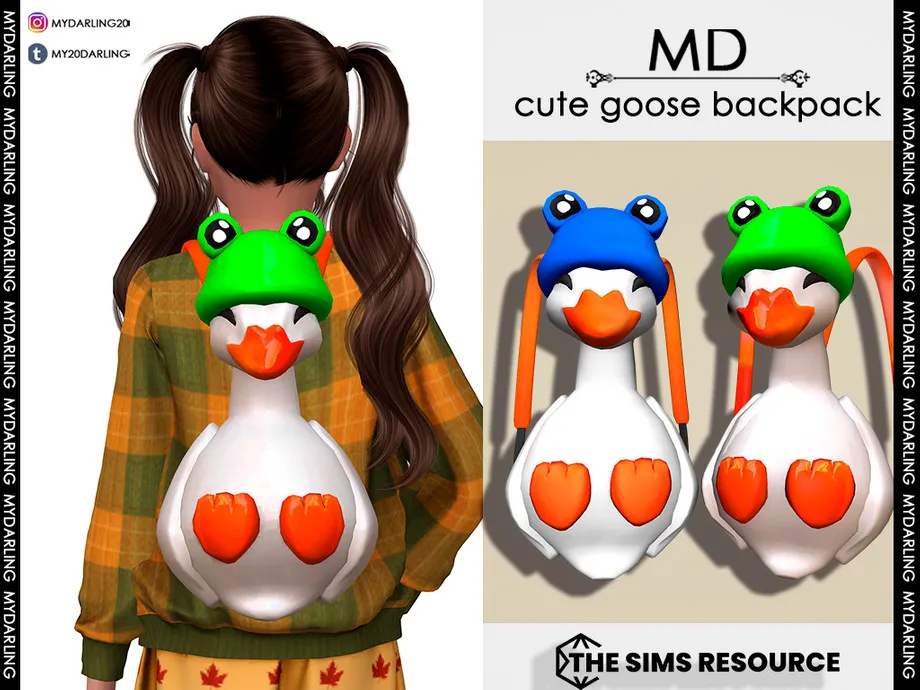 cute goose backpack Child