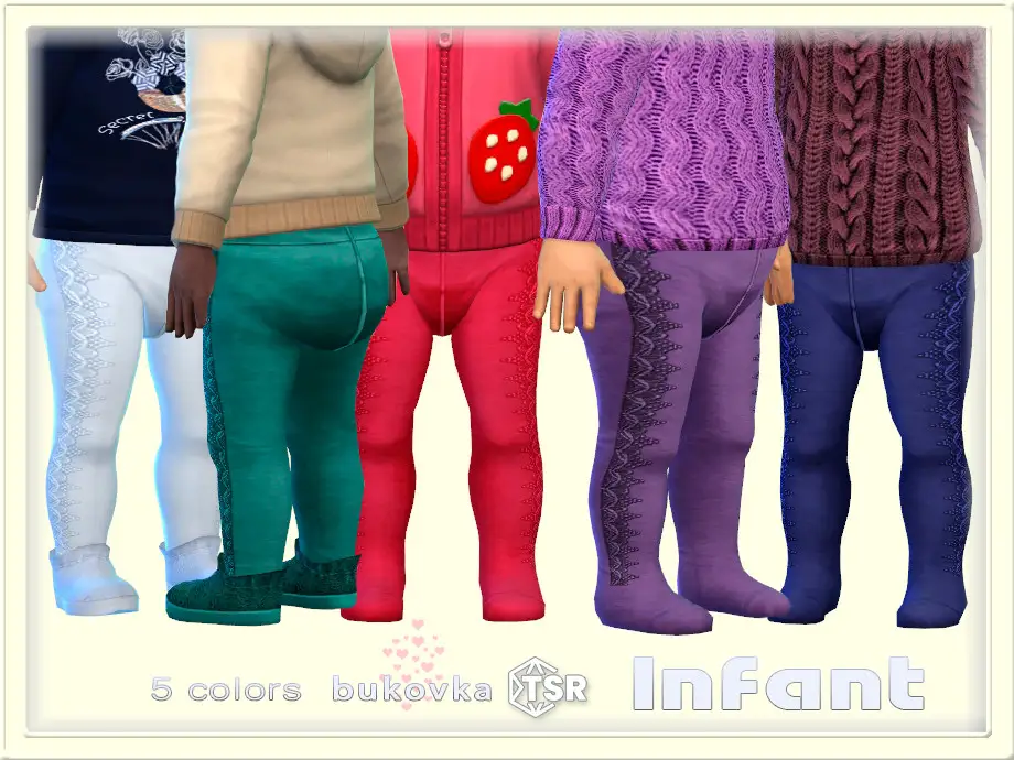 Infant Tights Lace