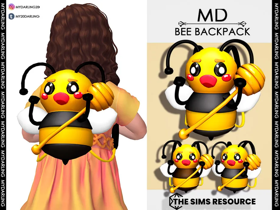 BEE BACKPACK TODDLER