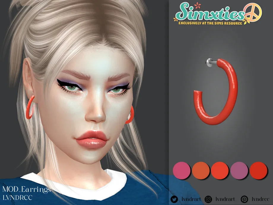 SIMXTIES MOD Earrings
