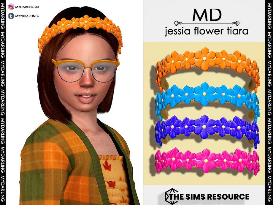 jessia flower tiara Child