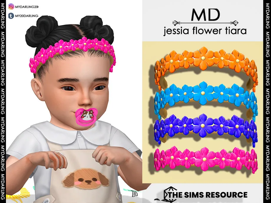 jessia flower tiara Infant