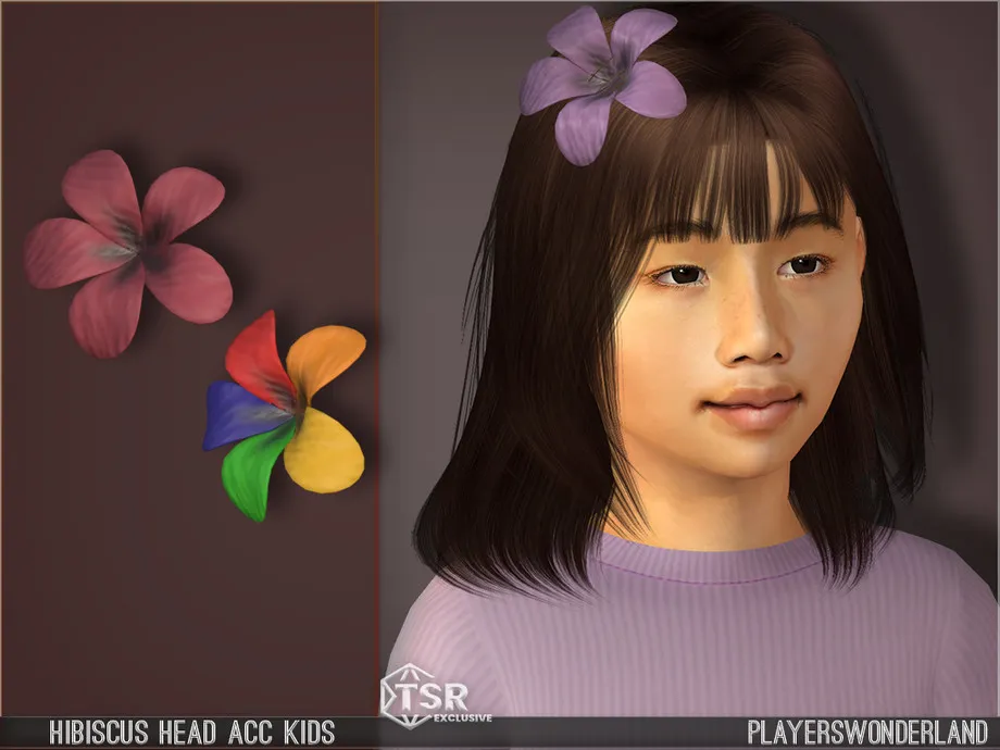 Hibiscus Head Acc Kids